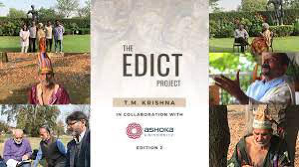 TM Krishna returns with the second edition of The Edict Project